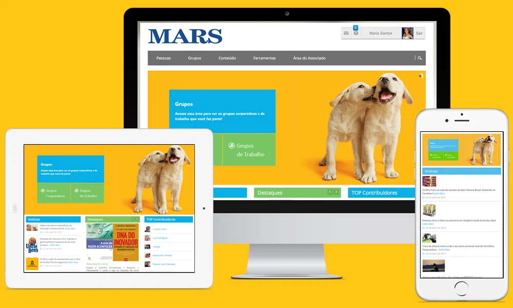 Pedigree sales portal shown on a desktop, tablet, and phone